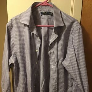 Men’s Polo Ralph Lauren Size 17 34/35 Dress Shirt